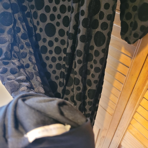 Linea Domani Velvet Polka Dot Print Dress - Picture 2 of 5